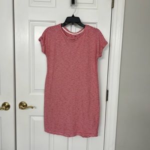 Gap Size M red stripe dress